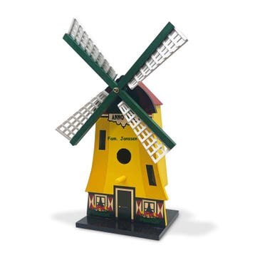 Vogelhuisje molen + extra tekst, incl. Kadoverpakking, Ophalen of Verzenden, Nieuw