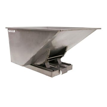 Kantelbak 900 liter zonder wielen Roestvrij Staal, Zakelijke goederen, Kantoor en Winkelinrichting | Magazijn, Stelling en Opslag