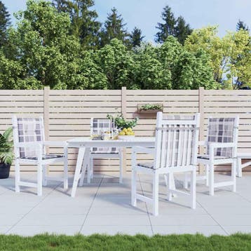 vidaXL Tuinstoelkussens 4 st 100x50x3 cm oxford stof, Verzenden, Nieuw, Meerkleurig