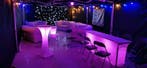 Led verlichte statafel, tafels, kubussen, led bollen huren, Ophalen, Nieuw