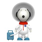 Peanuts Supersize Vinyl Action Figure Snoopy White Spaces..., Ophalen of Verzenden, Nieuw