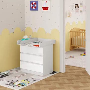 Babycommode Opbergkast – 3 Lades voor Kinderkamer, Kinderen en Baby's, Kinderkamer | Commodes en Kasten, Verzenden, Nieuw