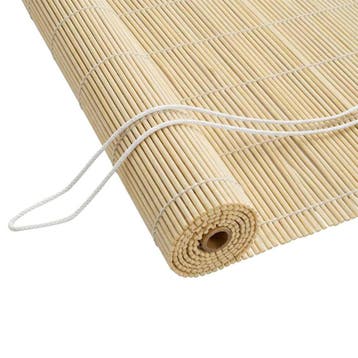vidaXL Rolgordijn Naturel 110 x 220 cm Bamboe, Verzenden, Nieuw, Bruin