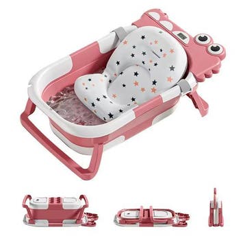 Babybadje Opvouwbaar met Antislip en Thermometer, Kinderen en Baby's, Kinderkamer | Commodes en Kasten, Verzenden, Nieuw