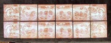 Art Nouveau Tegel (12) - Art Nouveau - 1900-1910 - Gilliot