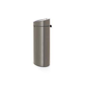 Brabantia Touch Bin 40 ltr - platina, Verzenden, Nieuw