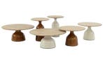 June lounge tuintafel hoogglans keramiek caramel 60xH40 cm, Tuin en Terras, Tuintafels, Ophalen of Verzenden, Nieuw