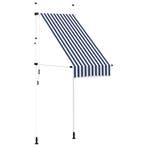 Zonnescherm 100cm blauw-wit | retourdeal 55% korting, Nieuw, Ophalen of Verzenden, Minder dan 250 cm, 150 tot 300 cm