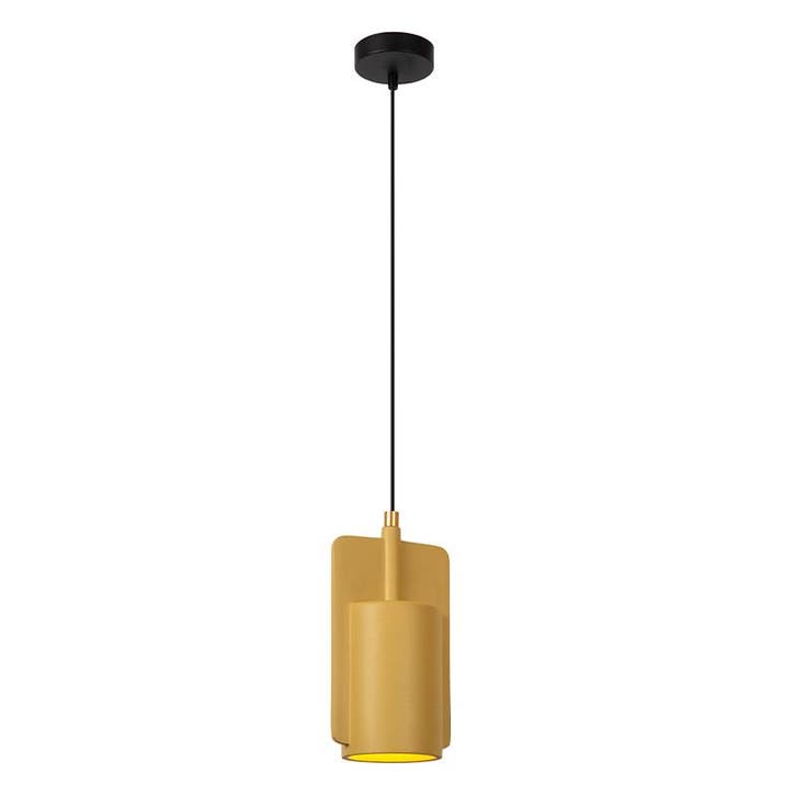 Betonnen hanglamp geel, Ninja, Huis en Inrichting, Lampen | Hanglampen, Nieuw, Metaal, 75 cm of meer, Ophalen of Verzenden
