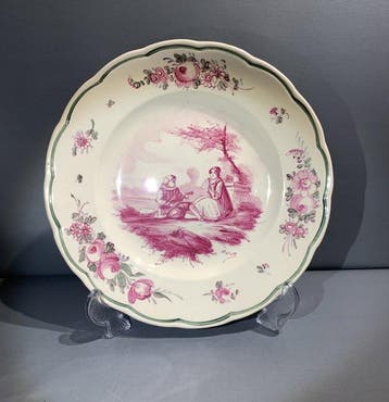 Tournay 19e - E. DUC - Bord - Aardewerk