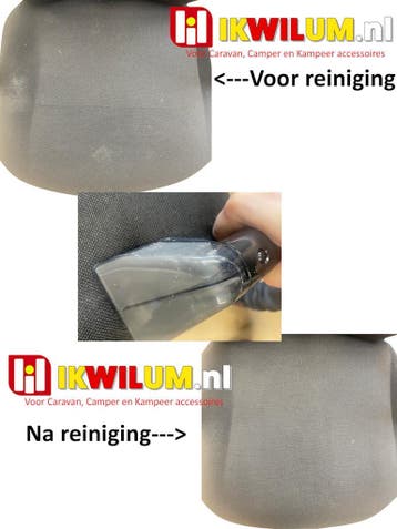Ikwilums bekleding reiniging voor caravan en camper, Nieuw