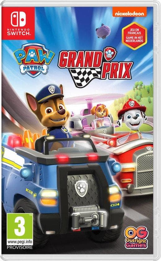 Switch PAW Patrol: Grand Prix, Spelcomputers en Games, Spelcomputers | Nintendo Switch, Zo goed als nieuw, Verzenden