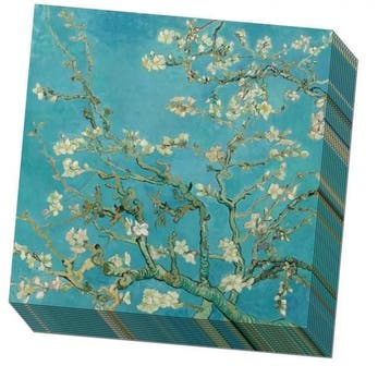 Servetten: Almond Blossom, Vincent van Gogh, Van Gogh Museum, Ophalen of Verzenden, Nieuw