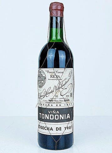 1981 R. López de Heredia, Viña Tondonia - Rioja Gran Reserva, Nieuw