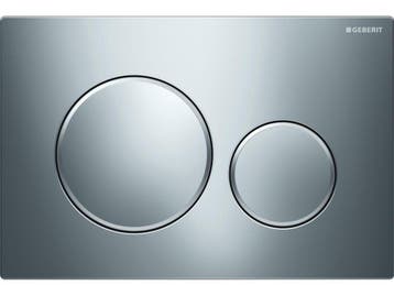 Geberit Sigma 20 - Bedieningspaneel - Dual flush - Chroom, Verzenden, Zo goed als nieuw
