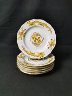 Meissen - Drago giallo - 6 Piatti da dolce - D 16cm - 1.Wahl