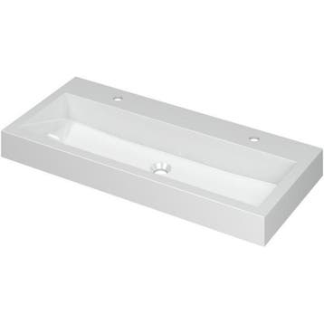 INK Momento Wastafel Polystone met 2 Kraangaten -, Ophalen of Verzenden, Nieuw