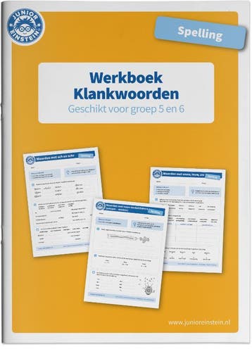Junior Einstein Spelling werkboek Klankwoorden groep 5-6 (pe, Verzenden, Nieuw