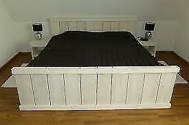 steigerhouten bed  op maat  gemaakt, Overige kleuren, Steigerhout, 180 cm, 200 cm