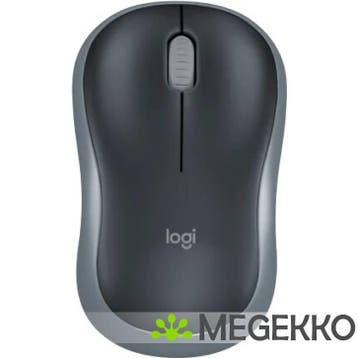 Logitech M185 Zwart/Grijs Draadloze Muis, Verzenden, Nieuw, Logitech