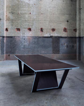 Serax Bureau Ta Tisch Side Blauwe Rand - Nieuw in verpakking, Nieuw, Ophalen of Verzenden, Blauw