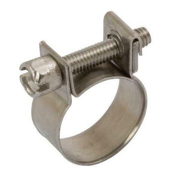 Mini Slangklemmen RVS /W4  Van 6mm - tot 31mm, Verzenden, Overige typen, Nieuw, Minder dan 50 mm