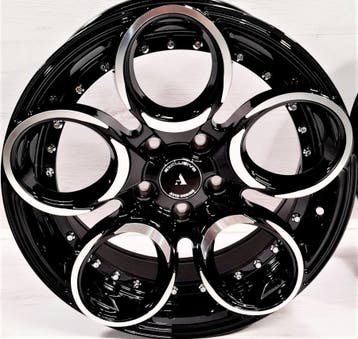 17 inch 5x112 Exclusive AVID SeriesXR7531 Gloss Black Velgem, Ophalen of Verzenden, Nieuw, 17 inch, Velg(en)