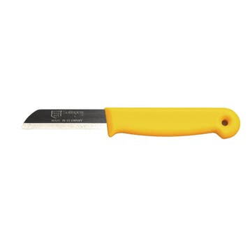 Solingen Schilmesje – RVS Glad – 16 cm met Blade Cover, Ophalen of Verzenden, Nieuw, Rvs of Chroom