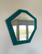 Andrea Lussoli - Spiegel - Glas - Turkoois diamantspiegel