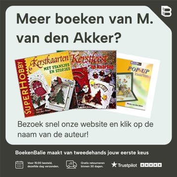 3 D Fluweelkaarten / Hobby Mee 9789058770929, Verzenden, Zo goed als nieuw, M. van den Akker