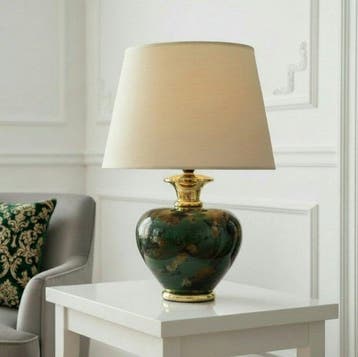 Le Dauphin - Lamp - Model Ecchica - Keramiek, Messing