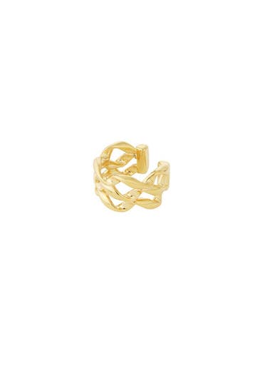 Ear cuff statement stuk (Oormanchetten, Oorbellen), Verzenden, Nieuw, Zilver, Overige materialen