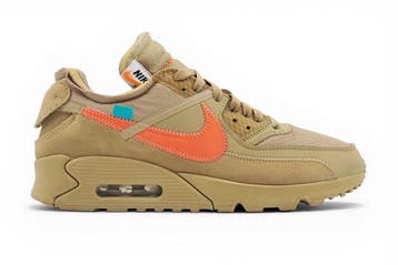 Nike Air Max 90 x Off White | Desert Ore | 42, Nike, Ophalen of Verzenden, Sneakers of Gympen, Zo goed als nieuw