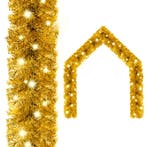 vidaXL Kerstslinger met LED-lampjes 20 m goudkleurig, Diversen, Kerst, Verzenden, Nieuw