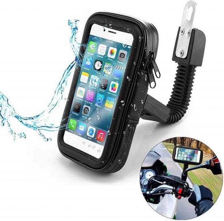 Telefoonhouder motor – Waterdicht – Voor brommer & scooter, Telecommunicatie, Telefoonhouders, Ophalen of Verzenden