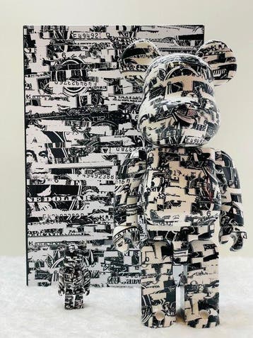 Medicom toy - BE@RBRICK 400% & 100% Kosuke Kawamura