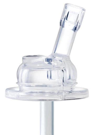 Pura fles met rietje 325 ml + aqua swirl sleeve, Verzenden, Nieuw