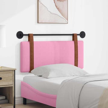 vidaXL Hangend hoofdbord Roze Antiek PU, Verzenden, Nieuw, Overige materialen