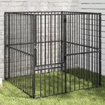 Kennel Hond Zwart 100x100cm | Tweedekansje OP=OP, Hondenkennel, 100 cm of meer, Nieuw, Ophalen of Verzenden