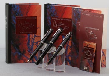 Montblanc - Set FP-BP-MP Writer Edition Agatha Christie -, Nieuw