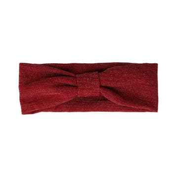 Haarband Knoop 8cm – Glitter Stof – Rood, Sieraden, Tassen en Uiterlijk, Nieuw