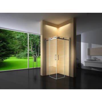Douchecabine 80X80 Vierkant Vivo- Helder Glas (Badkamer), Doe-het-zelf en Verbouw, Sanitair, Ophalen of Verzenden, Nieuw