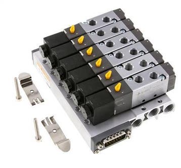 G1/8 6x Pneumatisch Ventiel Terminal 24V DC, Verzenden, Nieuw