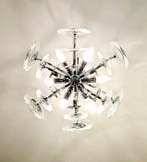 Kroonluchter - Muranoglas - Sciolari-stijl met 6 lampen