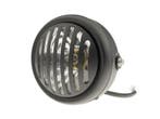 Koplamp rond 165mm halogeen 12V 35W mat zwart met rooster, Ophalen of Verzenden, Nieuw