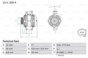 Dynamo / Alternator, Auto-onderdelen, Motor en Toebehoren, Ophalen of Verzenden, Nieuw