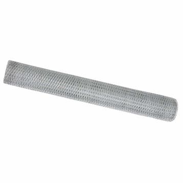 vidaXL Hexagon Hek 100 x 1,4 m Verzinkt staal zilver, Verzenden, Nieuw, IJzer