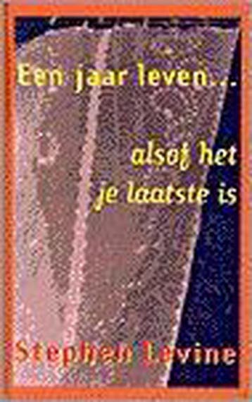 Een jaar leven alsof het je laatste is - S. Levine, Boeken, Verzenden, Zo goed als nieuw, S. Levine