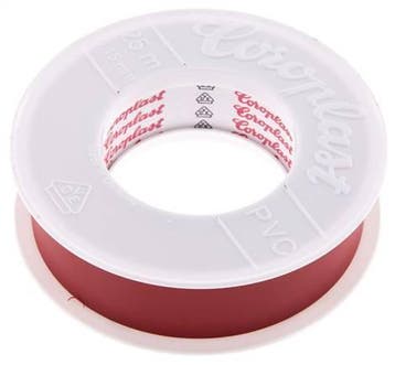 Elektrische Isolatietape Vde-Getest 25mm/25m Rood, Verzenden, Nieuw