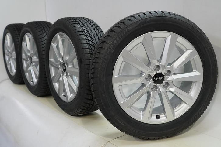 Audi A1 S1 82A 8X 16 inch velgen Bridgestone Winterbanden Ni, Auto-onderdelen, Banden en Velgen, Velg(en), Gebruikt, 16 inch, Winterbanden